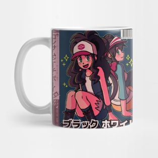 vaporwave anime aesthetic hilda rosa gen 5 video game Mug